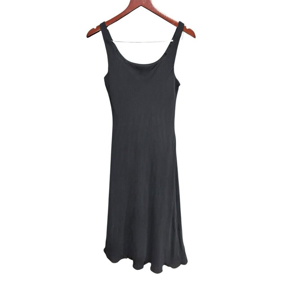 Vintage Jeremy Spenser Midi Length Dress Black Size 10 90s Cocktail Party